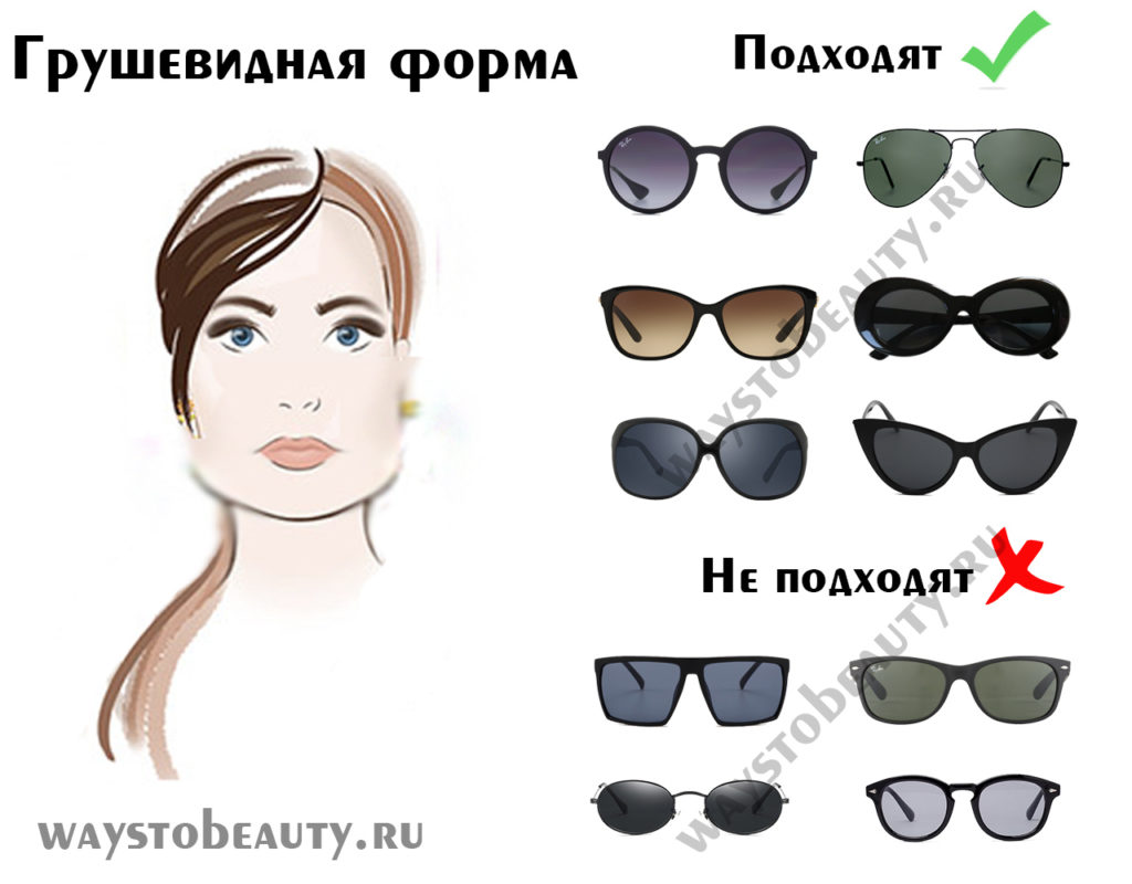 Какие солнцезащитные очки выбрать по форме лица женщине фото