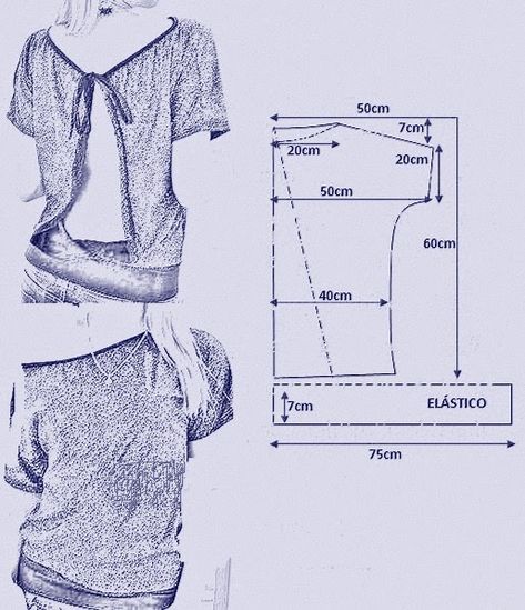 Выкройки блузок для начинающих