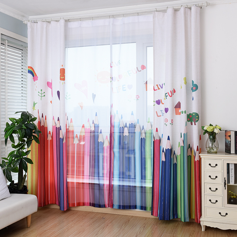 Ткани для штор в детскую: материалы, расцветки, практичность