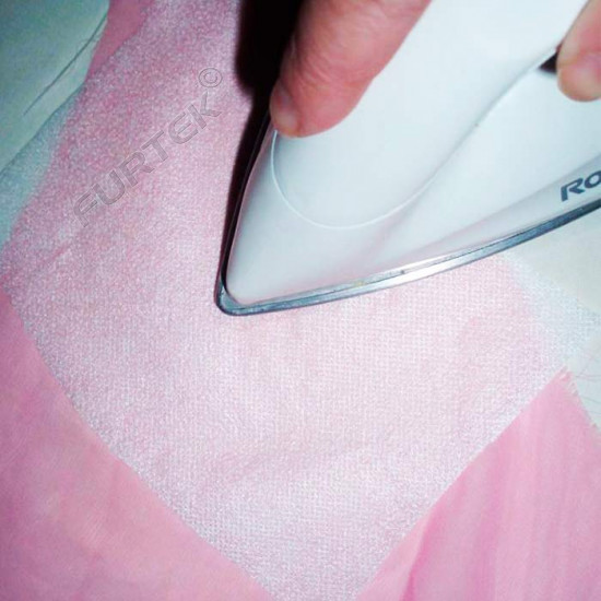 Правила поклейки флизелина для ткани с помощью утюга