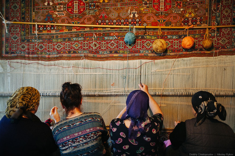 Дагестанские ковры ручной работы фото - вместе мастерим
