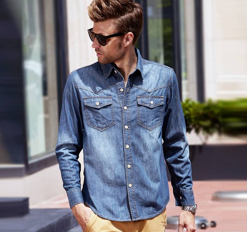 Рубашка и джинсы — множество стильных мужских образов