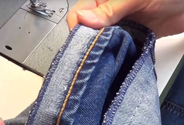Как подшить брюки ровно
