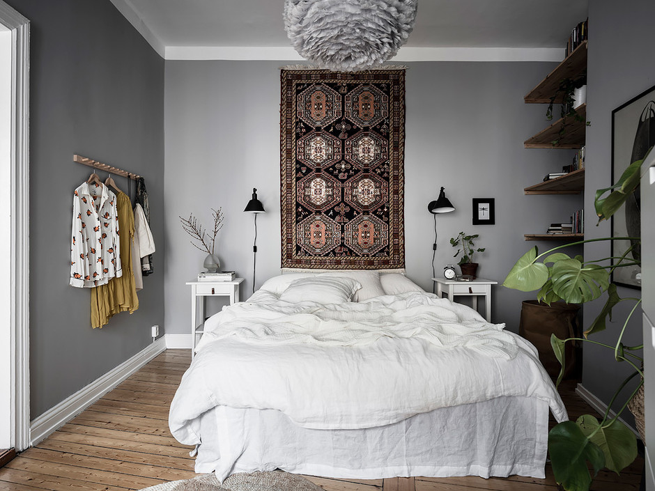 Спальня в скандинавском стиле - какой она должна быть по всем канонам дизайна (180 фото примеров)