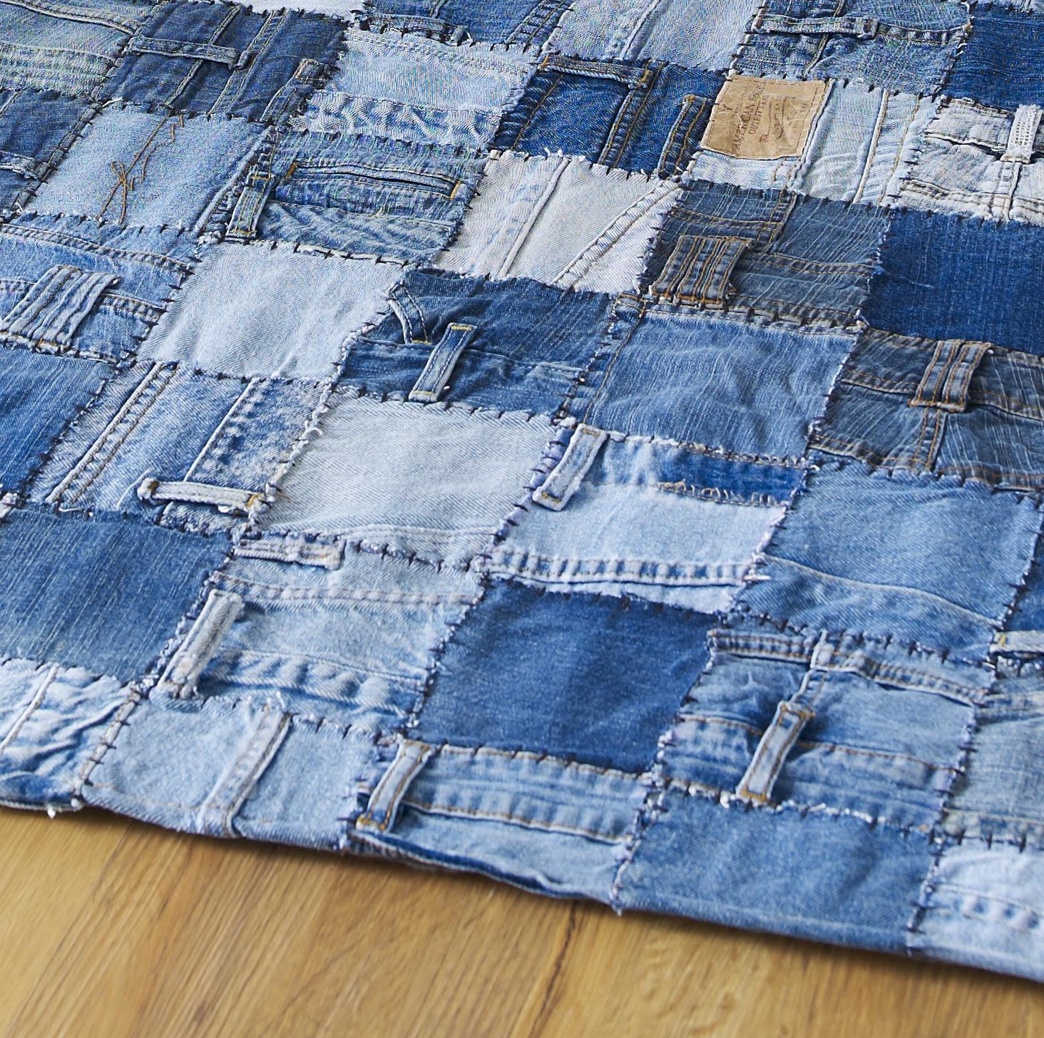 Как сшить покрывало из старых джинсов: мастер класс в схемах