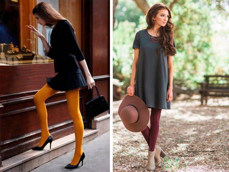 Как правильно подобрать колготки к одежде: цвета колготок к платью и обуви