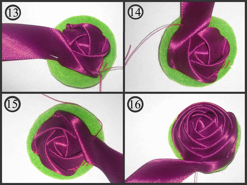 Розы из ткани своими руками: простые пошаговые мастер-классы для начинающих