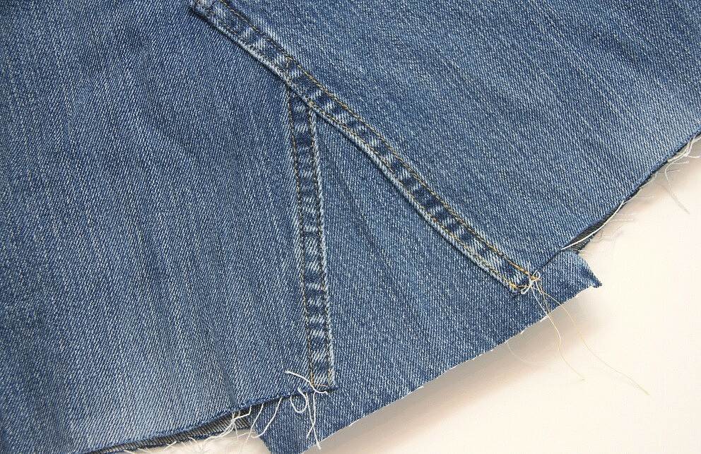 Как из джинсов сделать юбку своими руками пошаговая инструкция