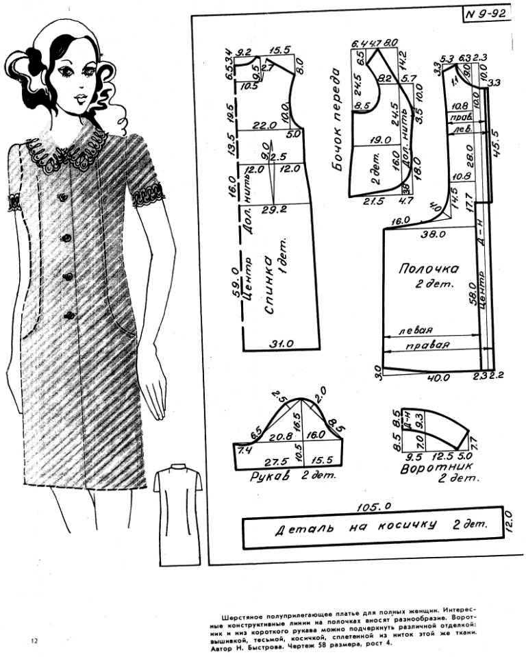 Модели халатов с выкройками