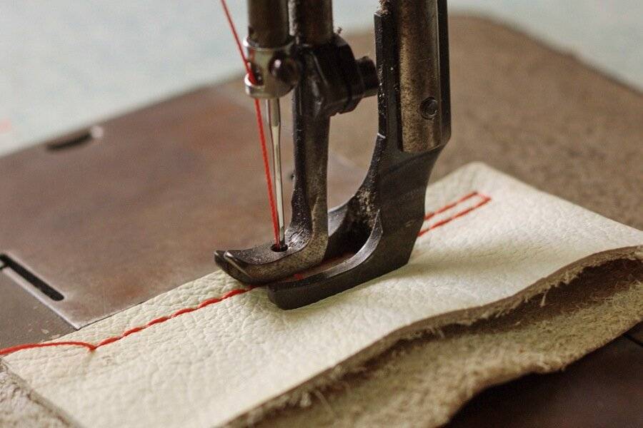 Работа с кожей | как шить кожу на швейной машине