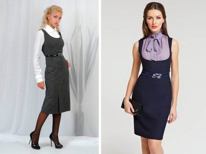 Платье сарафан для офиса: фото стильных образов и советы по выбору дресскода