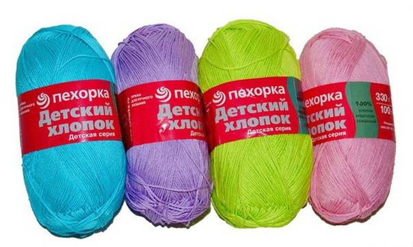 Пехорка: детский хлопок, пряжа, мерсеризованный, особенности материала
