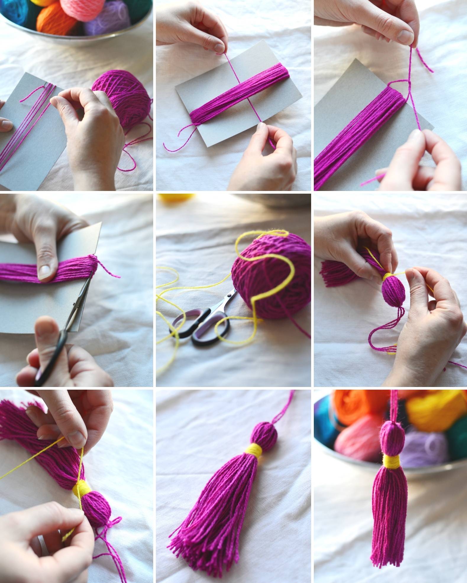 Поделки из ниток. как сделать браслеты, шары, куклы из ниток своими руками :: syl.ru