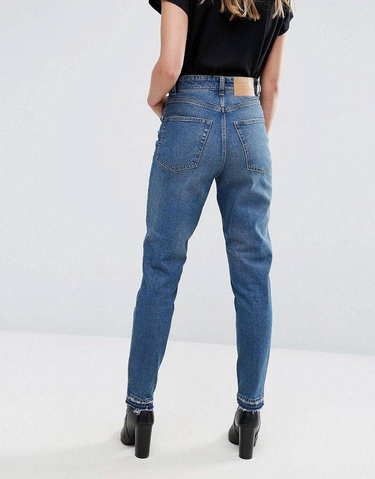 С чем носить джинсы mom (mom jeans)