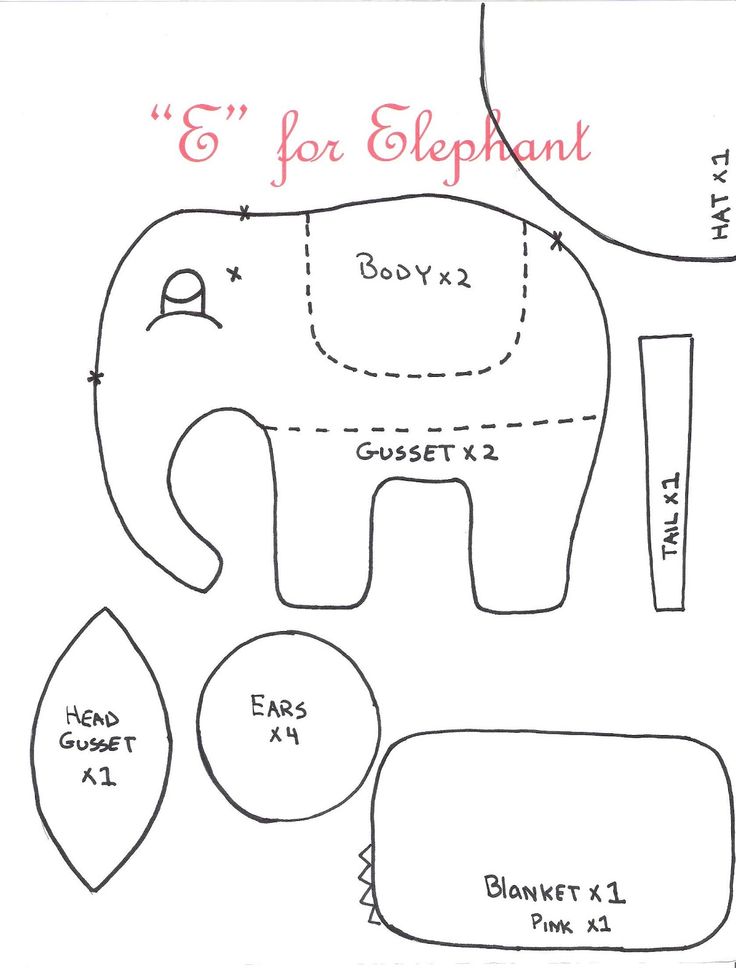 Шьем тильду слоника