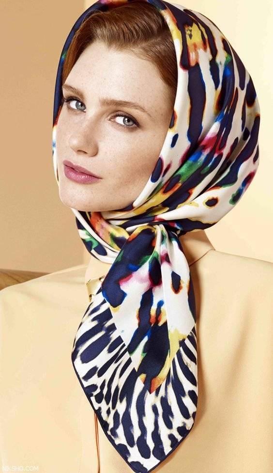 Как красиво завязать шарф или платок на шею или на голову
