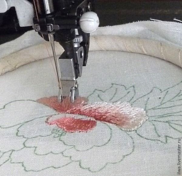 Обещанный курс по свободно-ходовой технике вышивки на обычной швейной машине. - машинная вышивка - страна мам