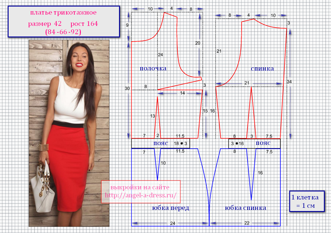 Выкройки одежды для начинающих