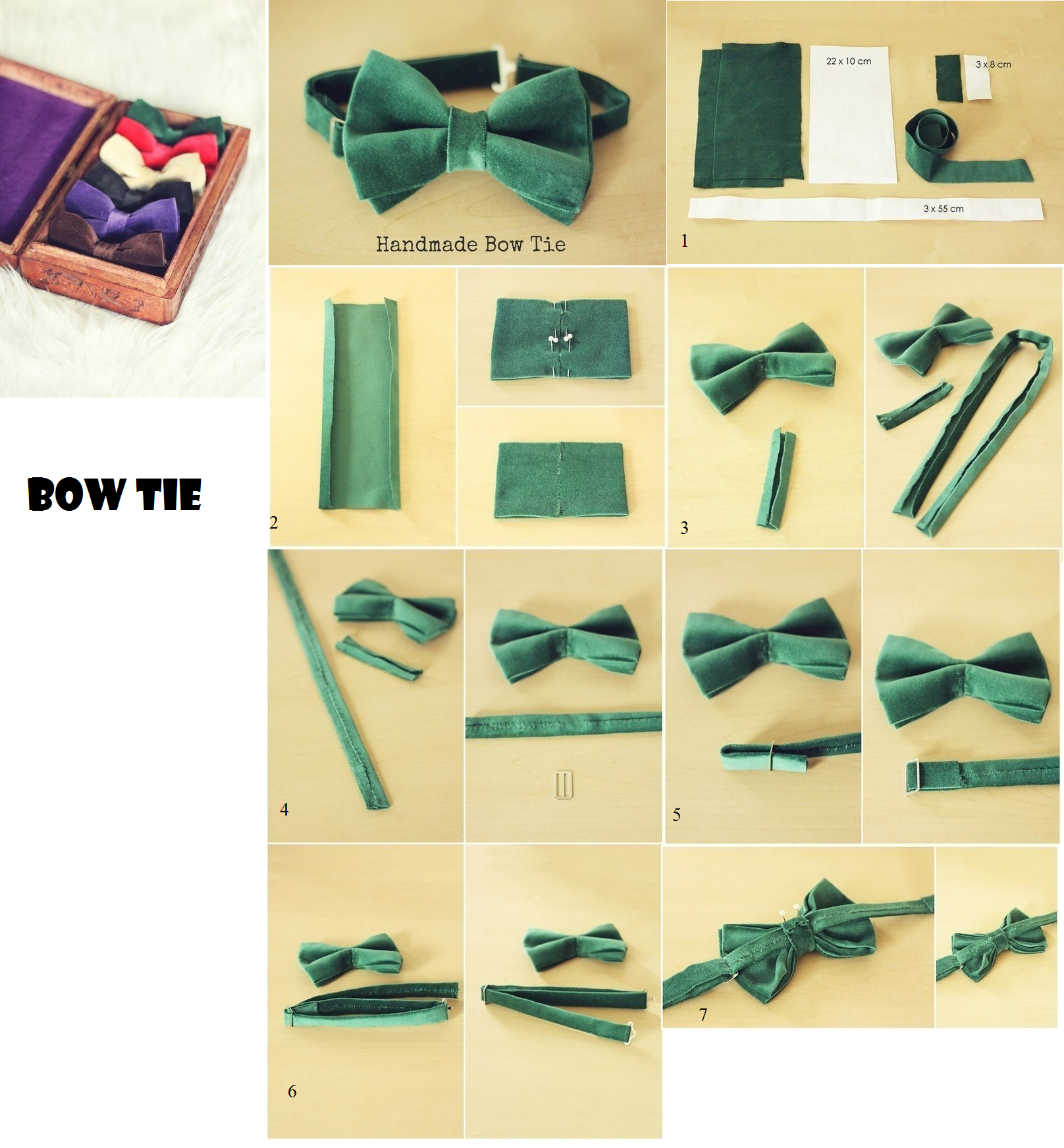 Выкройка галстука-бабочки: как пошить классический и готовый вариант для любого праздника своими руками