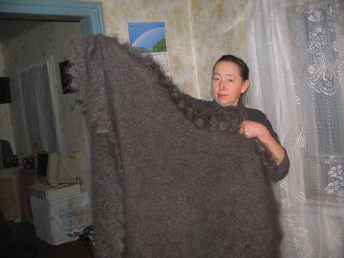 Как стирать пуховый или шерстяной платок