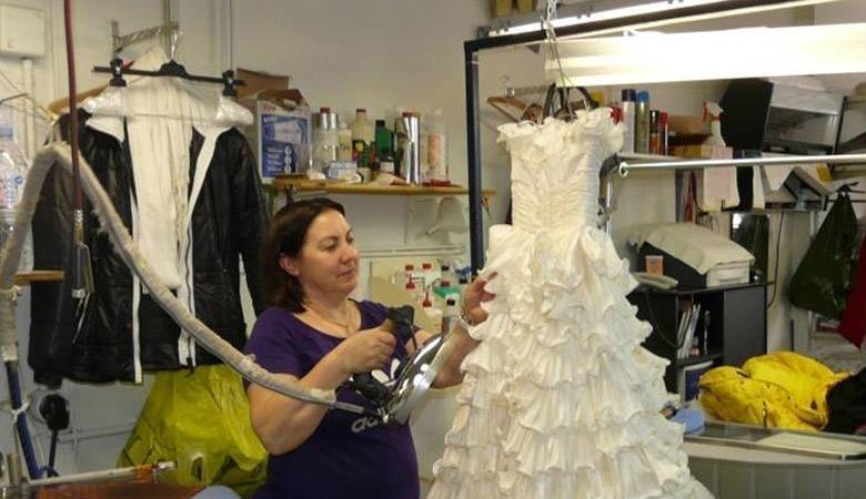 Химчистка свадебного платья — свадебные советы