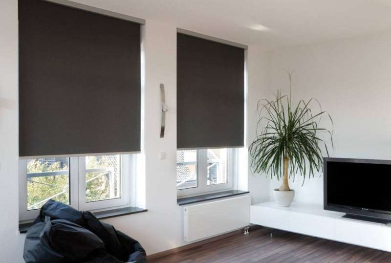 Рулонные шторы на пластиковые окна - идеи и примеры использования рулонных штор (145 фото)