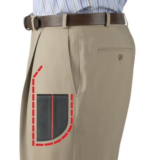 Передние боковые карманы на мужских классических брюках. как сшить