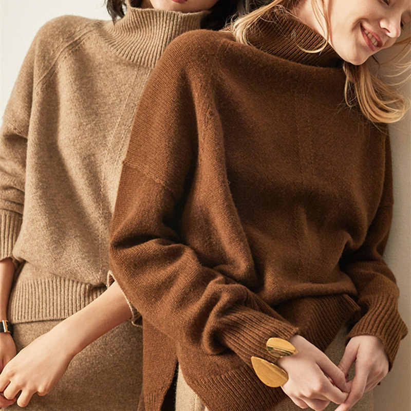 Кашемировый свитер - выбор моделей, правила ухода + 258 фото