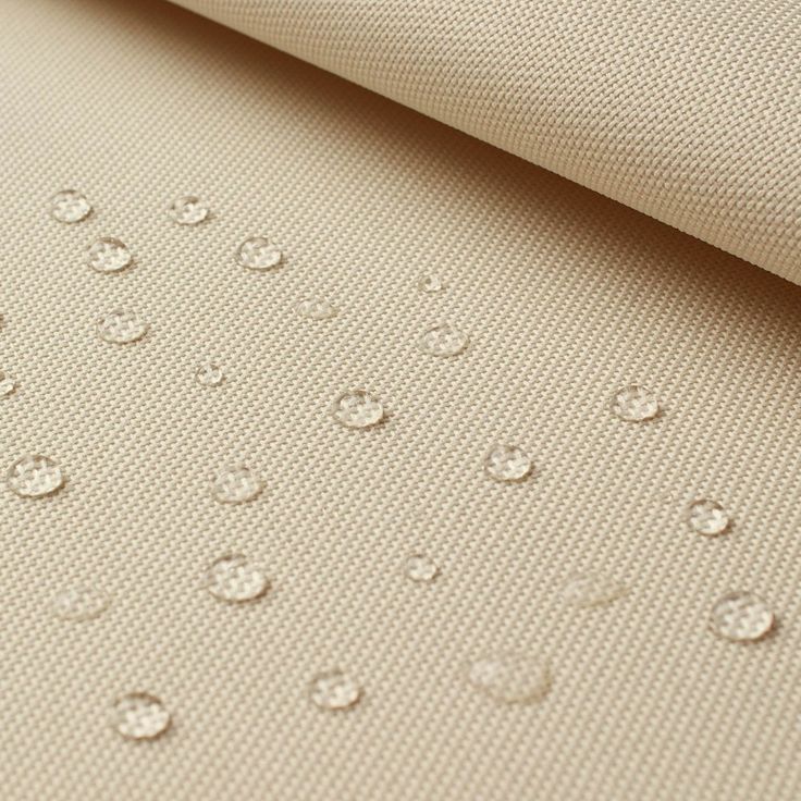 Непромокаемая ткань, виды водоотталкивающих материалов (фото)