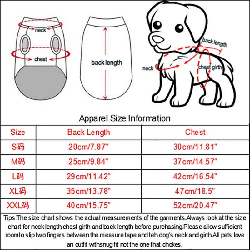 Как определить размер одежды для собаки? таблицы соответствия
