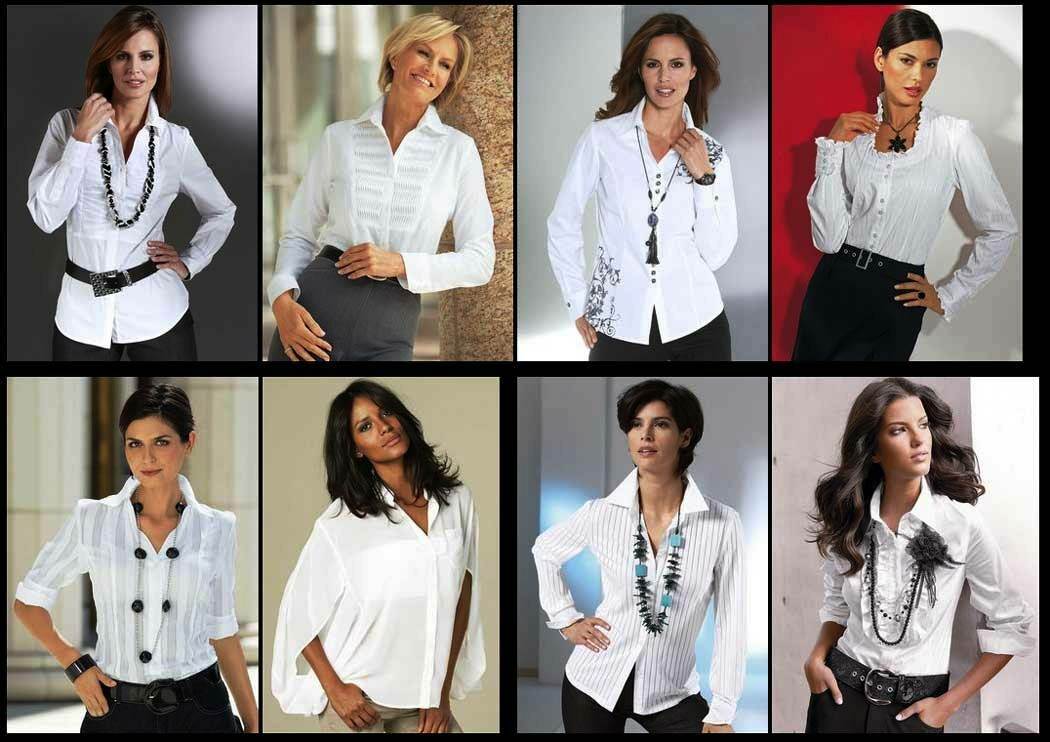 Советы с чем носить белую женскую рубашку