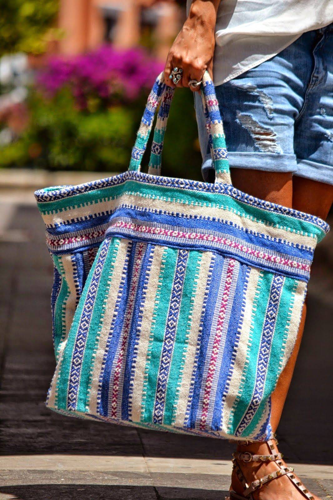 Пляжная сумка своими руками ⋆ страна рукоделия - вязание и вышивка своими руками
