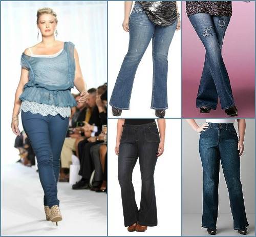 Модные джинсы для полных женщин 2017 (фото): фасоны, цвета и бренды