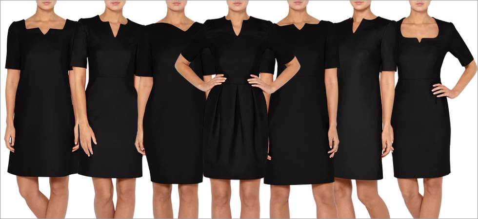 Черное платье, преимущества, недостатки, рекомендации по выбору