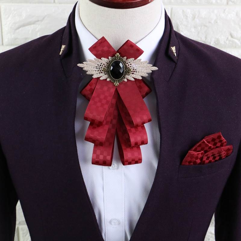 Декоративные элементы костюмов: бабочка, пластрон, галстук | выкройки одежды на pokroyka.ru