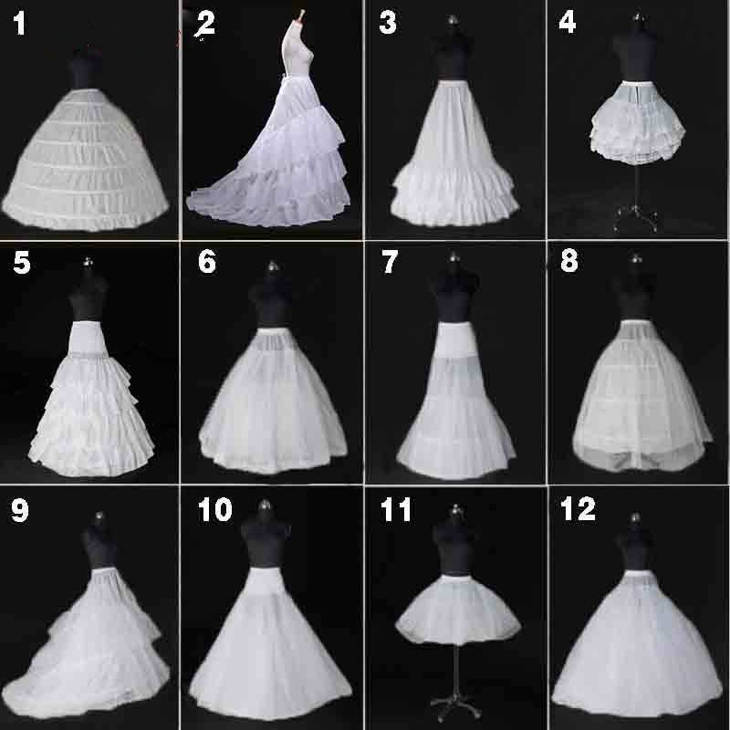 Виды подъюбников для свадебного платья