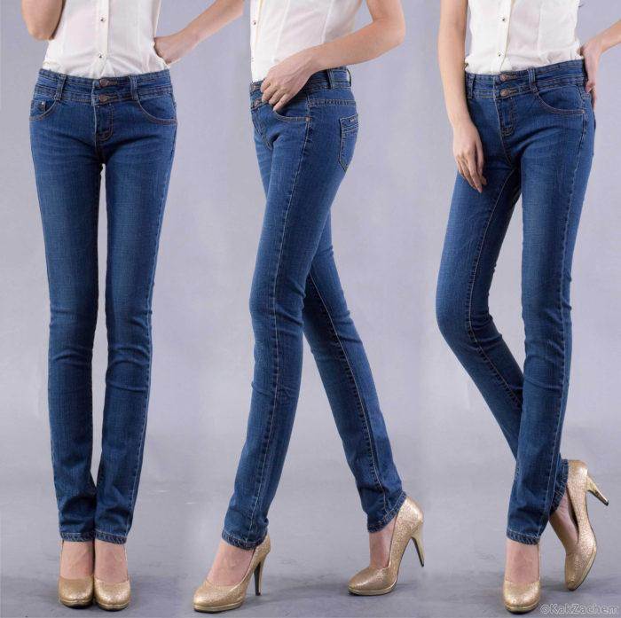 Прямые джинсы: 100 фото стильных моделей и модных образов