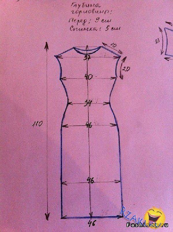 Как кроить и шить платье-футляр (мастер-класс)