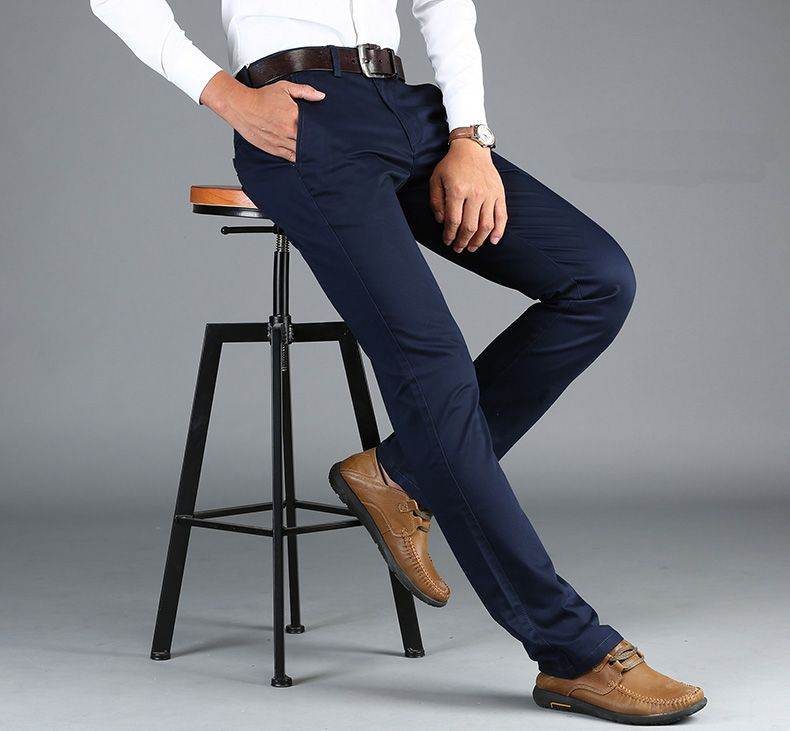 Классические мужские брюки (63 фото): зауженные, широкие или модели с защипами