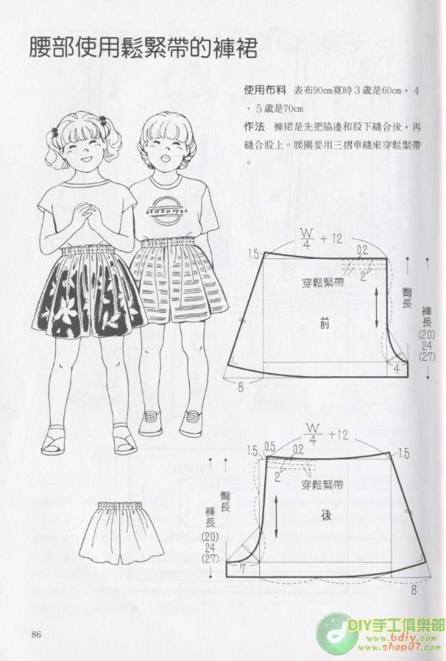 Юбка-шорты для девочки своими руками | самошвейка - сайт о шитье и рукоделии
