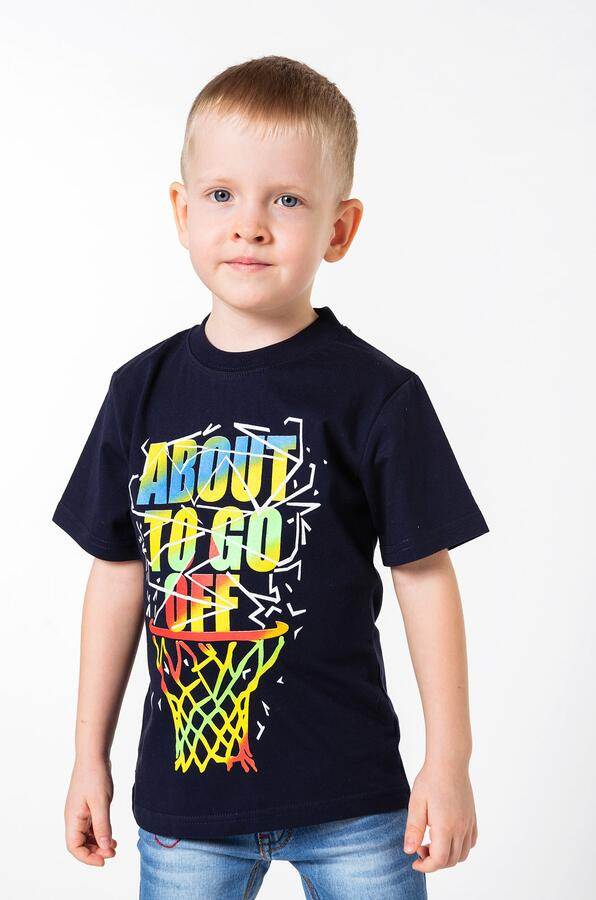 Выкройка детской футболки для мальчика и для девочки из трикотажа