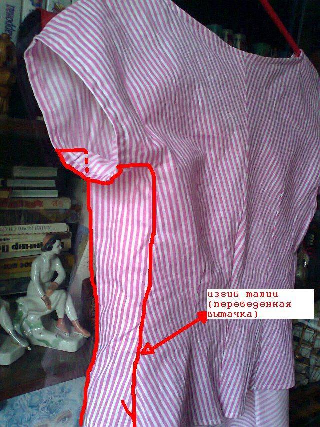 Как ушить платье по бокам в домашних условиях фото пошагово без машинки