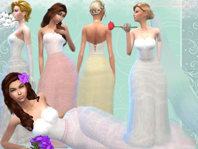 Как поменять свадебное платье в симс 4