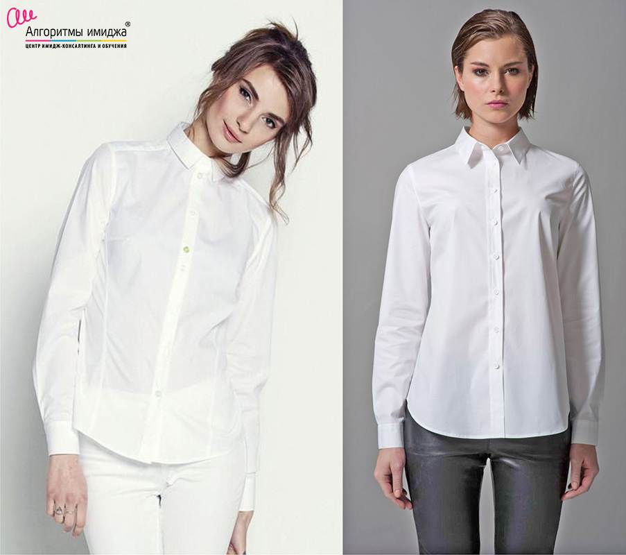 Белые женские рубашки: фото актуальных фасонов, советы стилиста по созданию образов