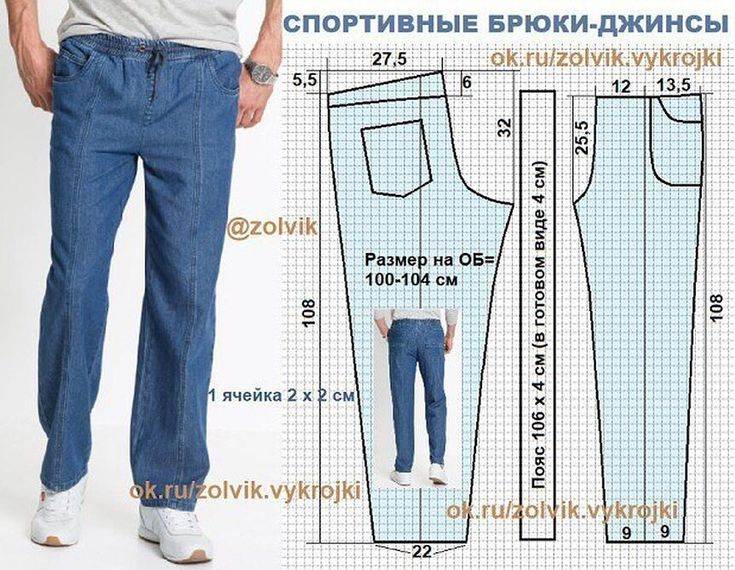 Как сшить мужские брюки