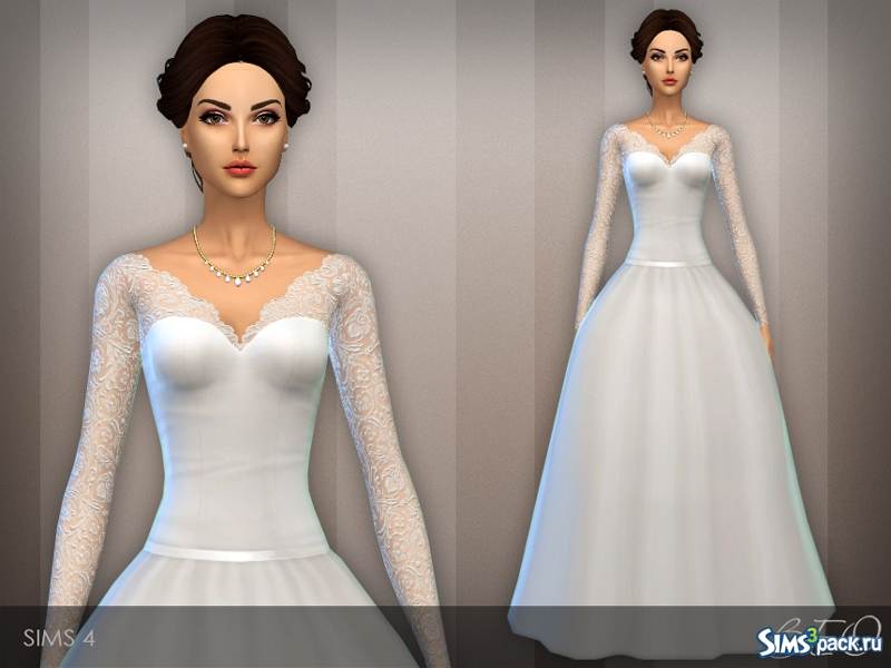 Как поменять свадебное платье в симс 4