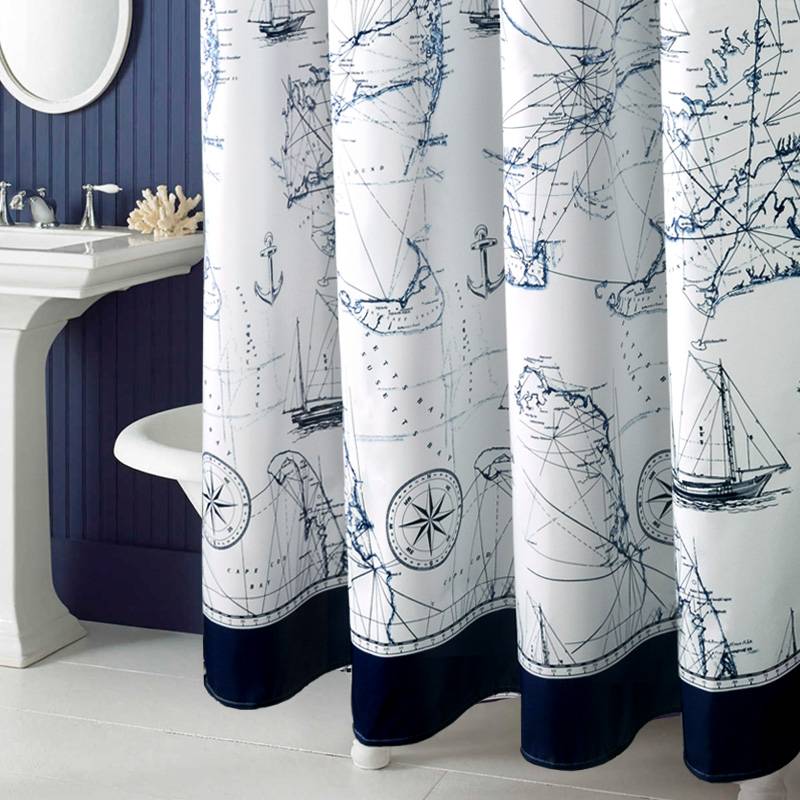 Занавески в ванную комнату: виды и стилевые решения