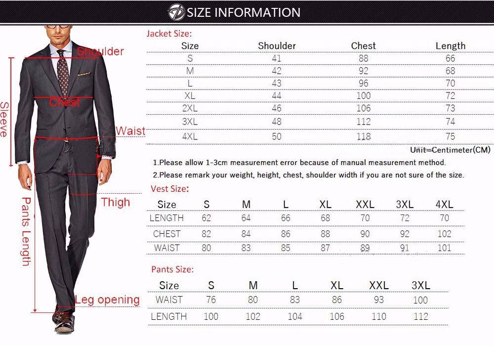 Как определить размер пиджака мужского и женского