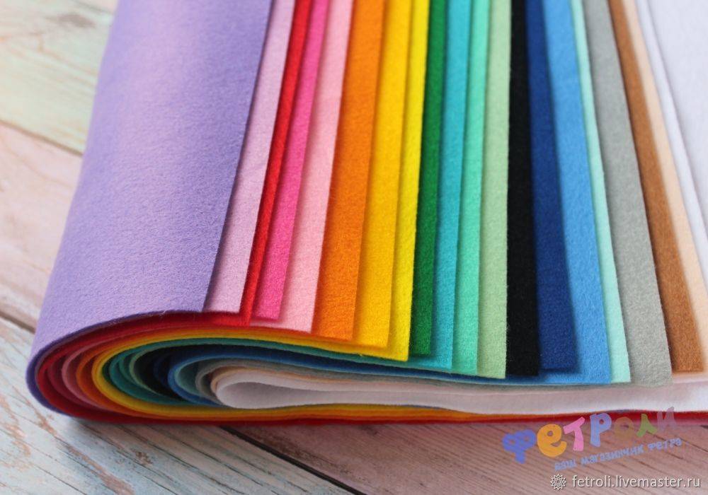 Ткань фетр – это материал для рукоделия и не только