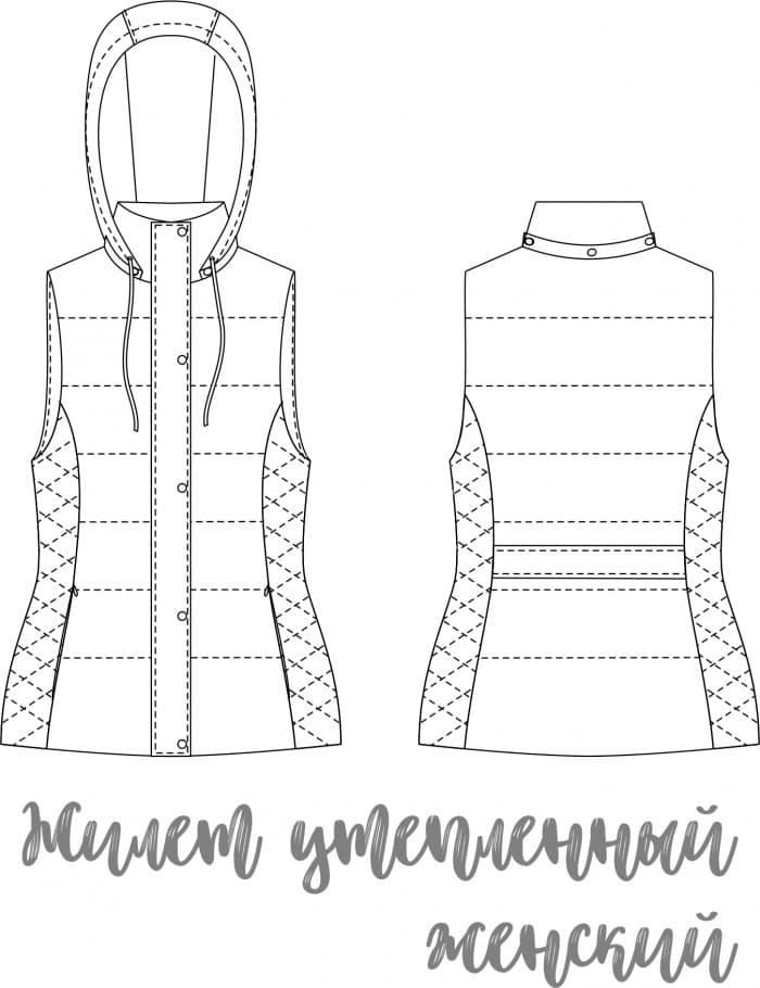 Выкройка женской безрукавки: (своими руками модную), роскошные модели с легкими выкройками art-textil.ru